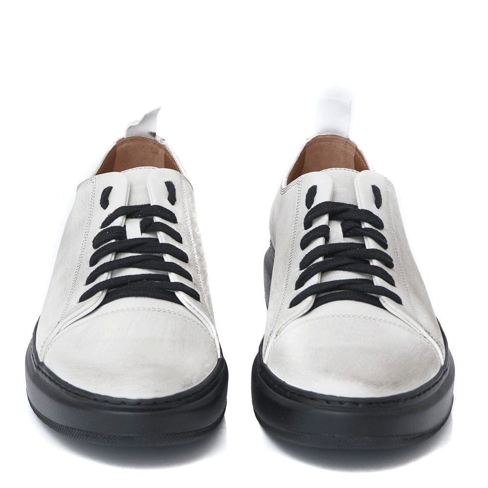 Мъжки обувки от естествена кожа модел HB/2 bianco