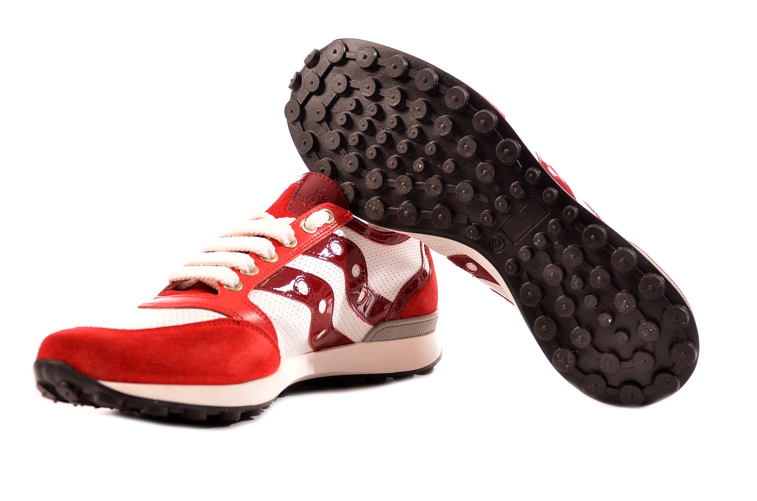 Мъжки обувки от естествена кожа модел 1000/9 rosso