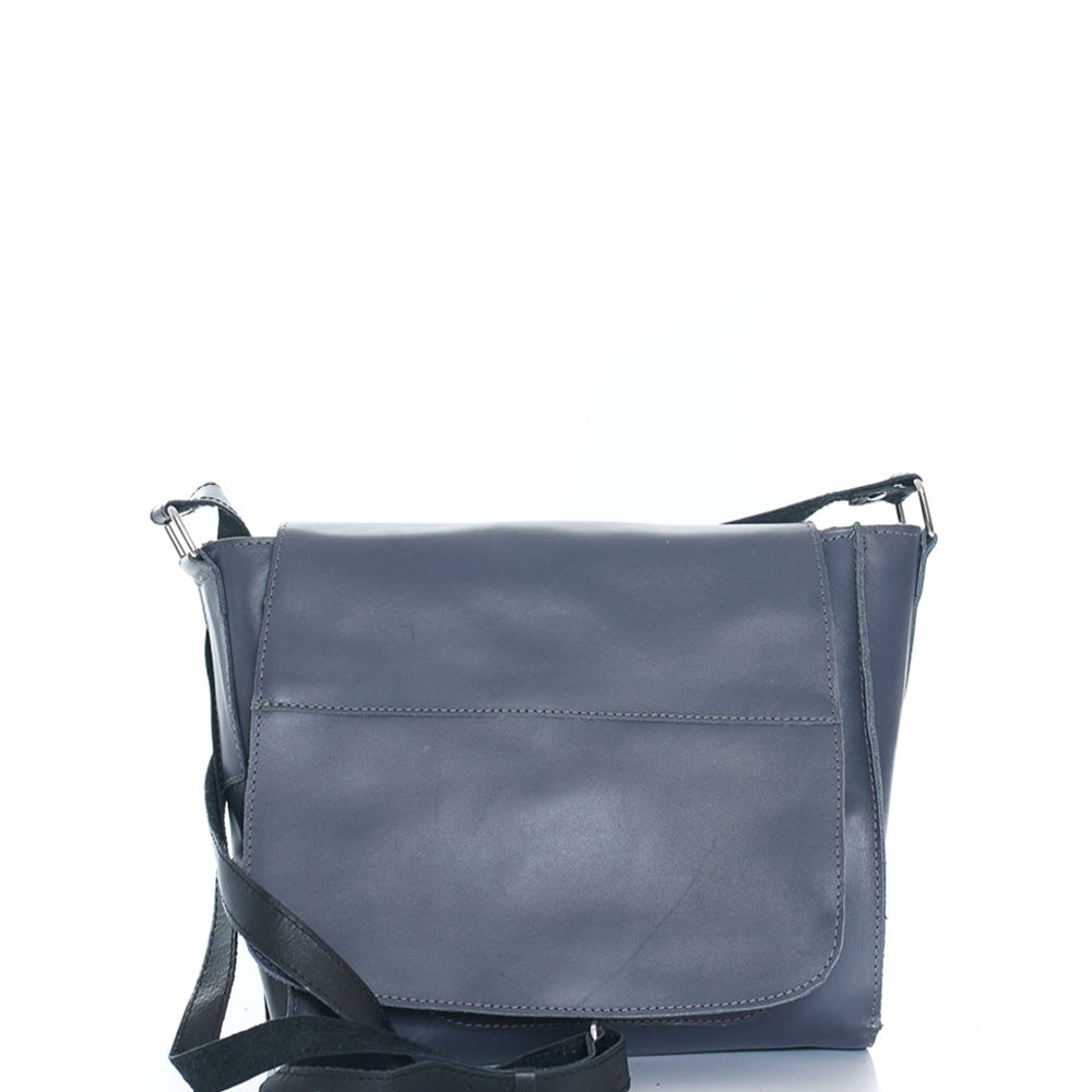 Дамска чанта от естествена кожа модел Bella blue