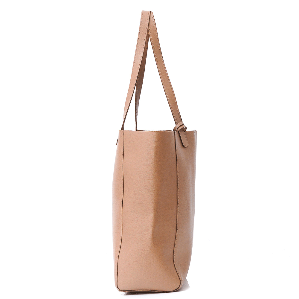 Дамска чанта от естествена кожа модел Lora lt brown