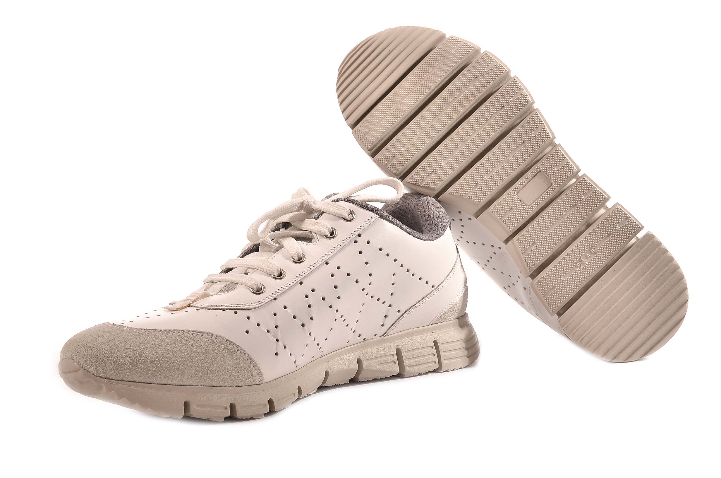 Мъжки обувки от естествена кожа модел ENERGY/2 bianco