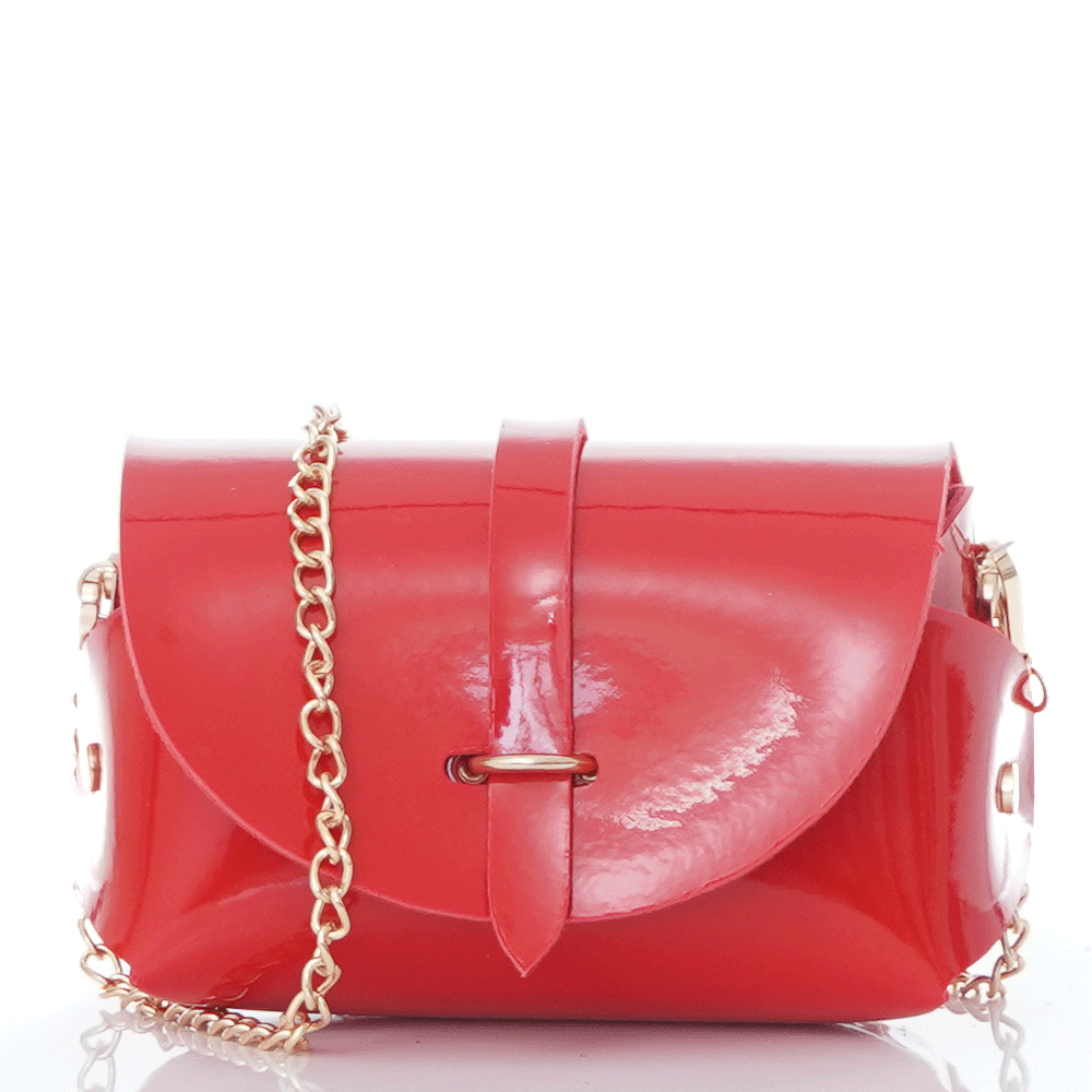 Дамска чанта от еко кожа модел Rosie/E rosso