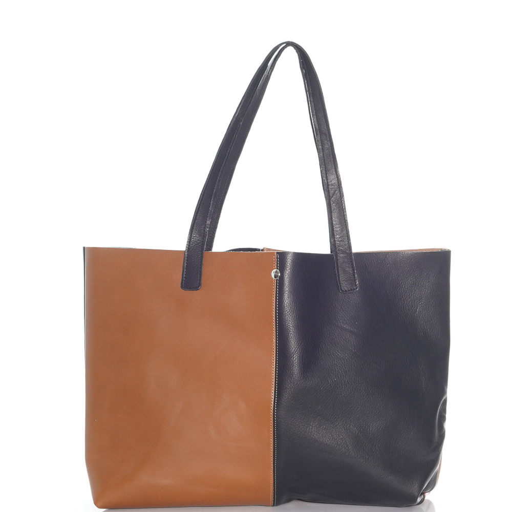 Дамска чанта от естествена кожа модел Martina grand brown/n