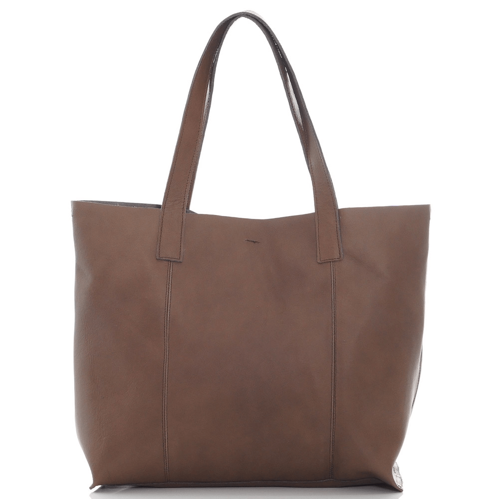 Дамска чанта от естествена кожа модел ESTER brown/2