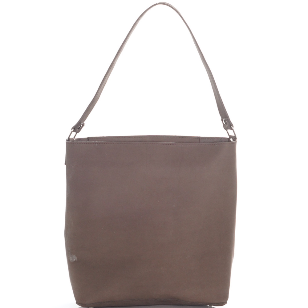 Дамска чанта от естествена кожа модел ADELE brown n