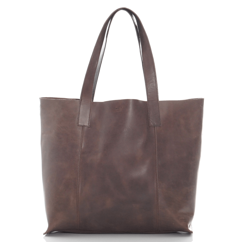 Дамска чанта от естествена кожа модел ESTER brown sq