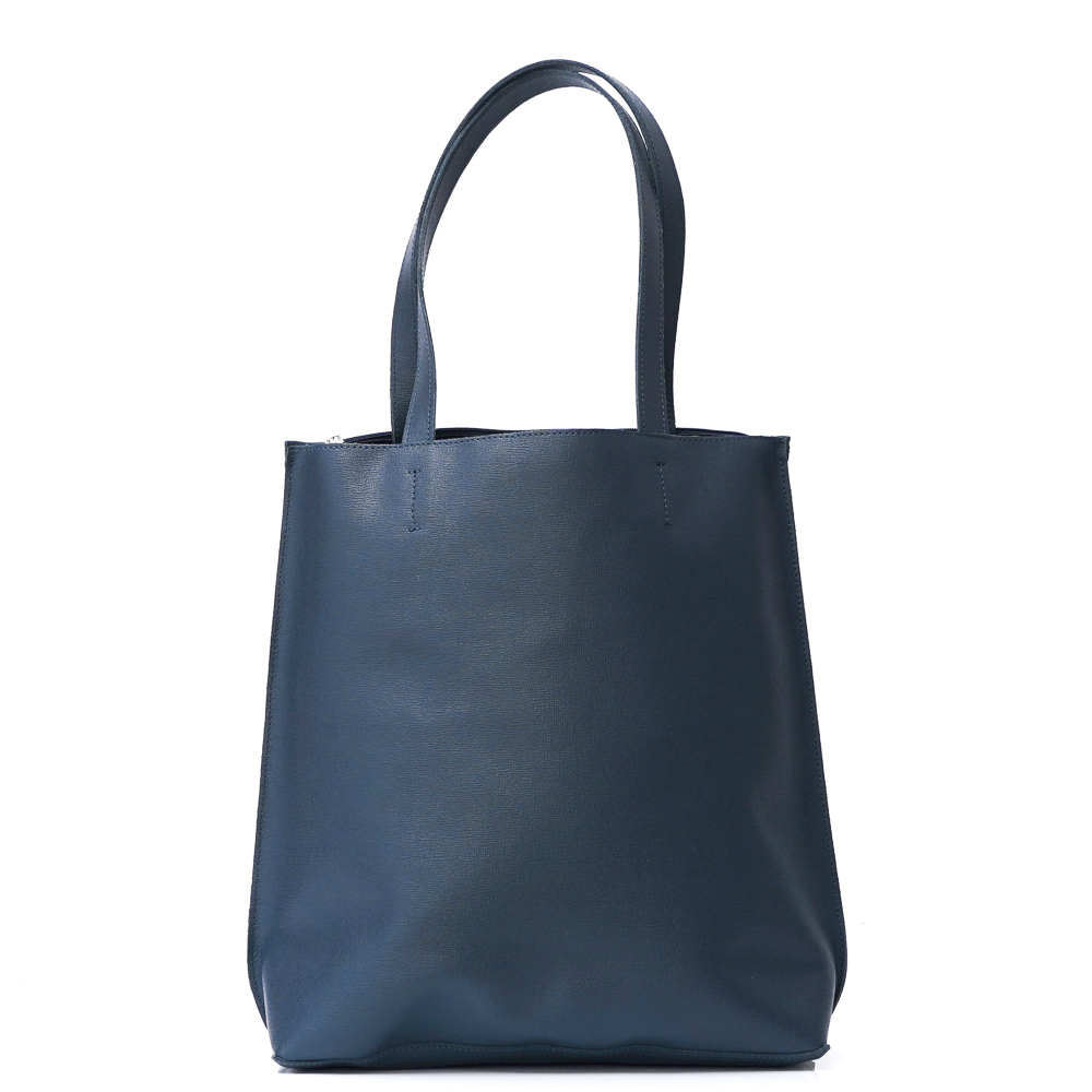 Дамска чанта от естествена кожа модел GALA blue