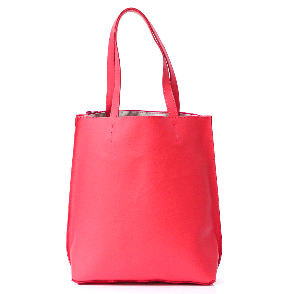 Дамска чанта от естествена кожа модел GALA red k