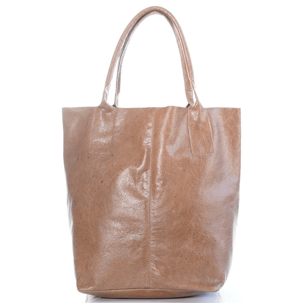 Дамска чанта от естествена кожа модел Martina brown/6
