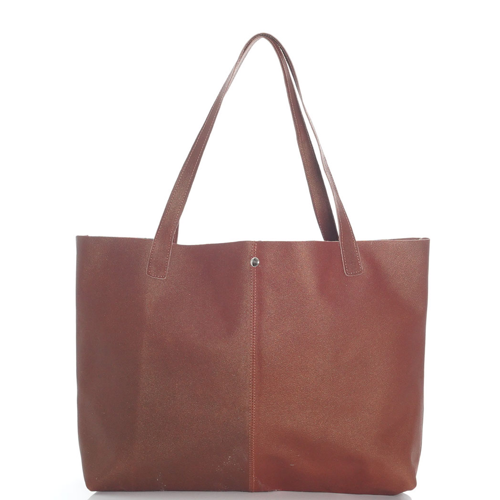 Дамска чанта от естествена кожа модел Martina grand brown/s