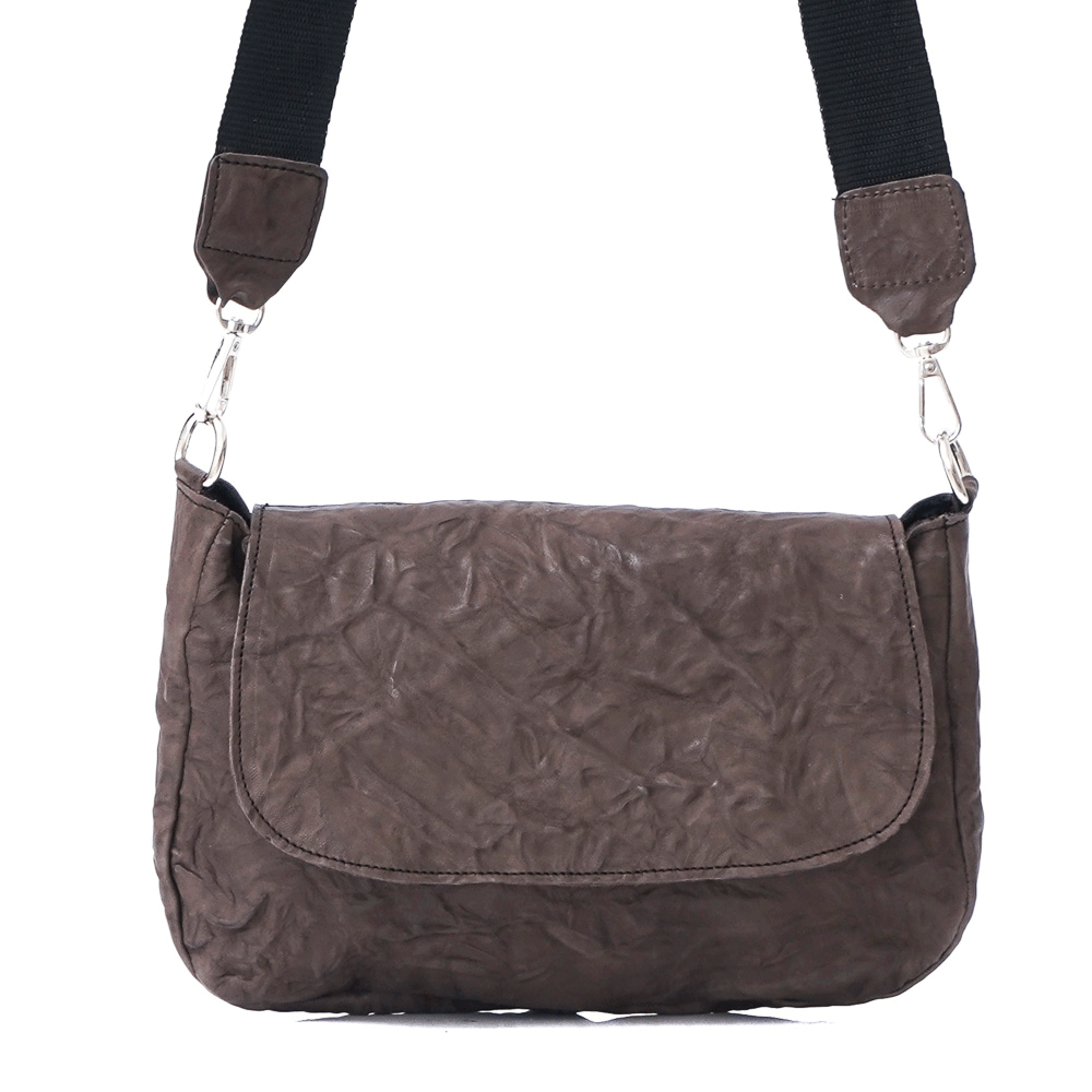 Дамска чанта от естествена кожа модел Camey lt brown