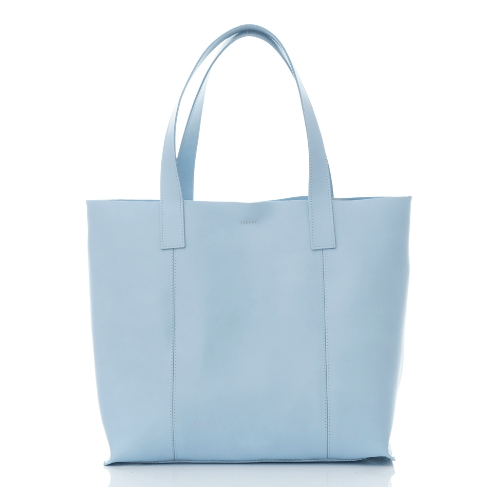 Дамска чанта от естествена италианска кожа модел ESTER blue/1