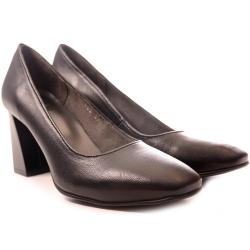 Дамски обувки от естествена кожа модел 20983 black