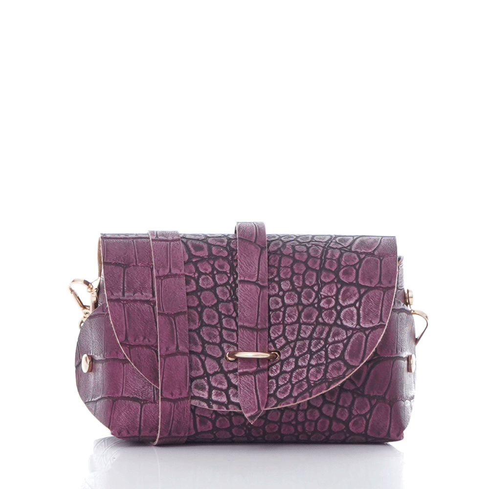 Дамска чанта от еко кожа модел Rosie/E lilla snake